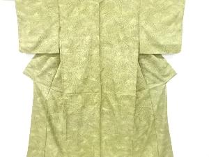 アンティーク　抽象模様本場大島紬着物（染）